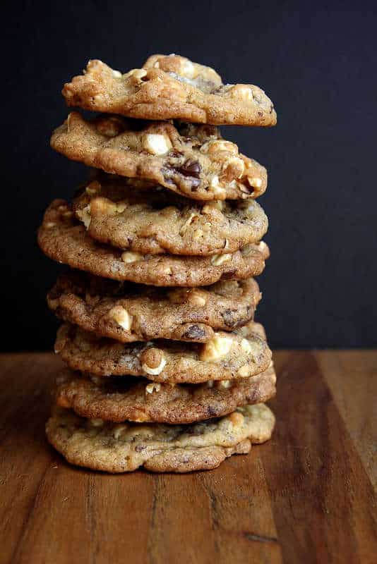 buttered popcorn chocolate chip cookies from Joy the Baker