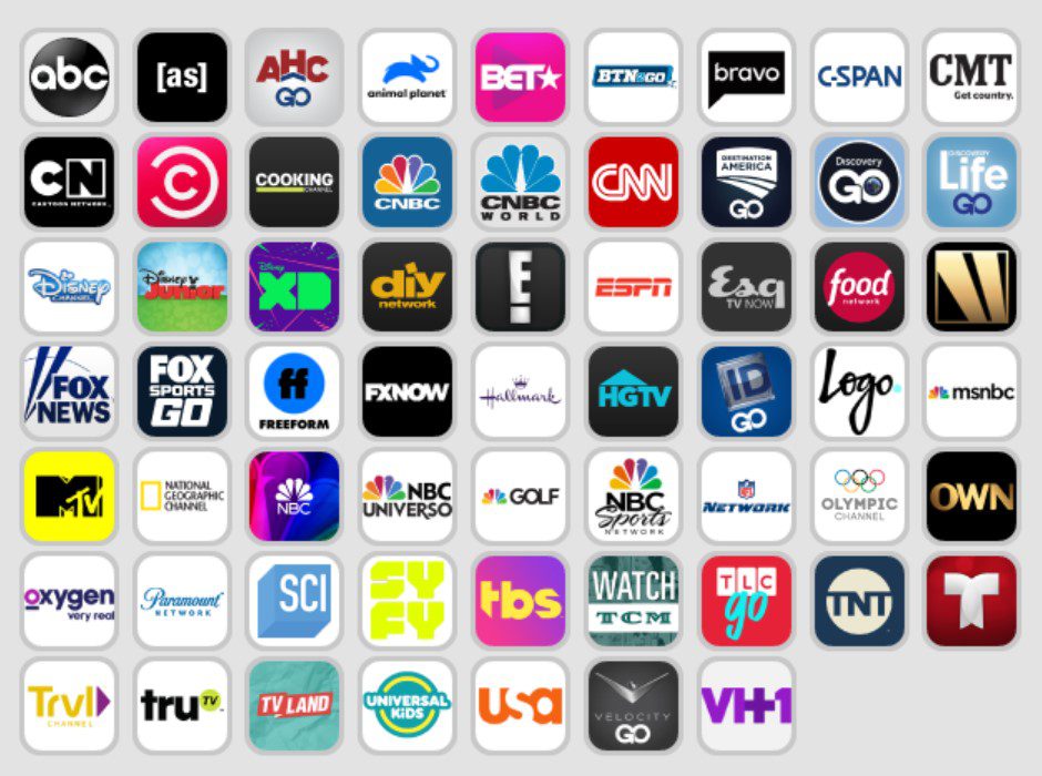 TV Everywhere networks available with United and Turtle Mountain Communications.