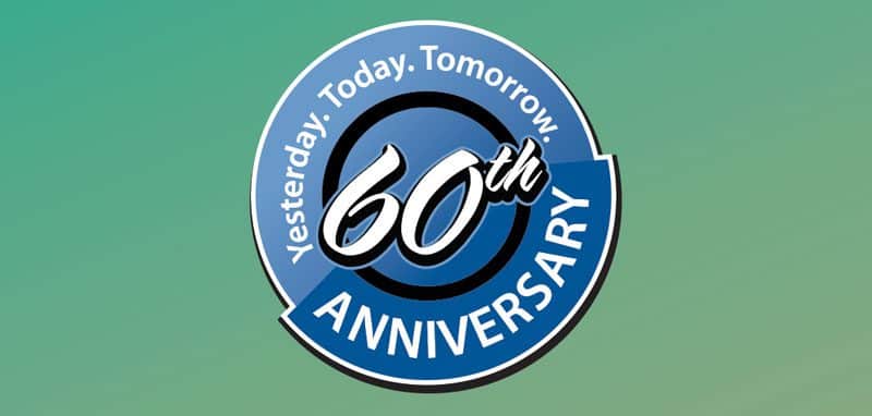 60th anniversary logo