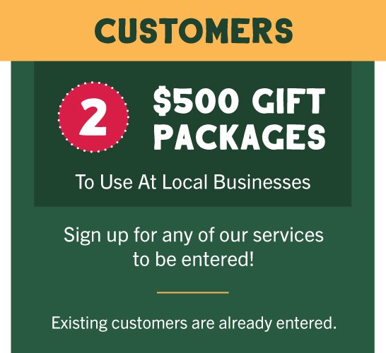 11th Annual Great Holiday Giveaway $500 gift package prize for United & Turtle Mountain Communications customers.