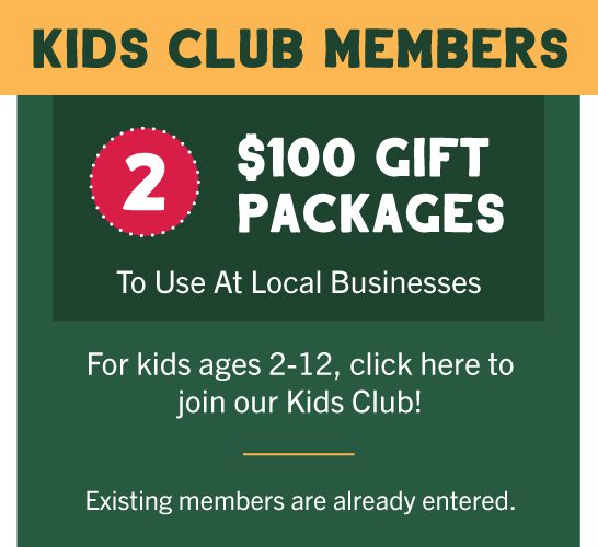 11th Annual Great Holiday Giveaway $500 gift package prize for United & Turtle Mountain Communications Kids Club members.