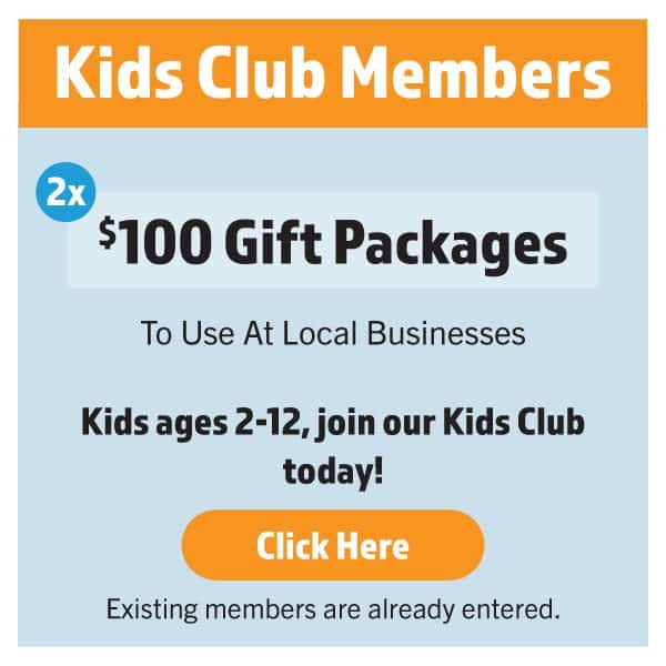 Annual Great Holiday Giveaway $500 gift package prize for United & Turtle Mountain Communications Kids Club members.