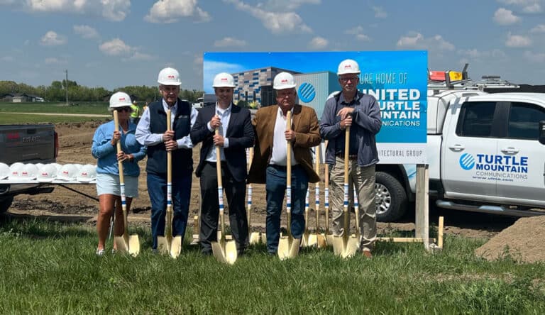 New Bottineau office groundbreaking ceremony