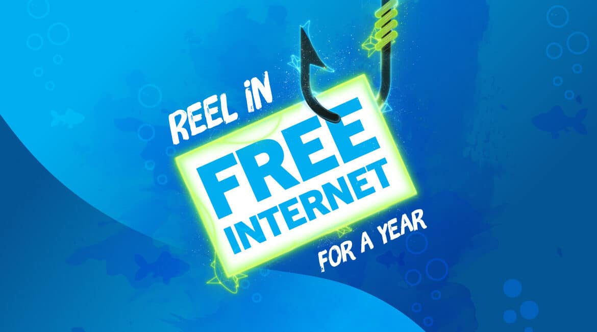 Reel In Free Internet For A Year